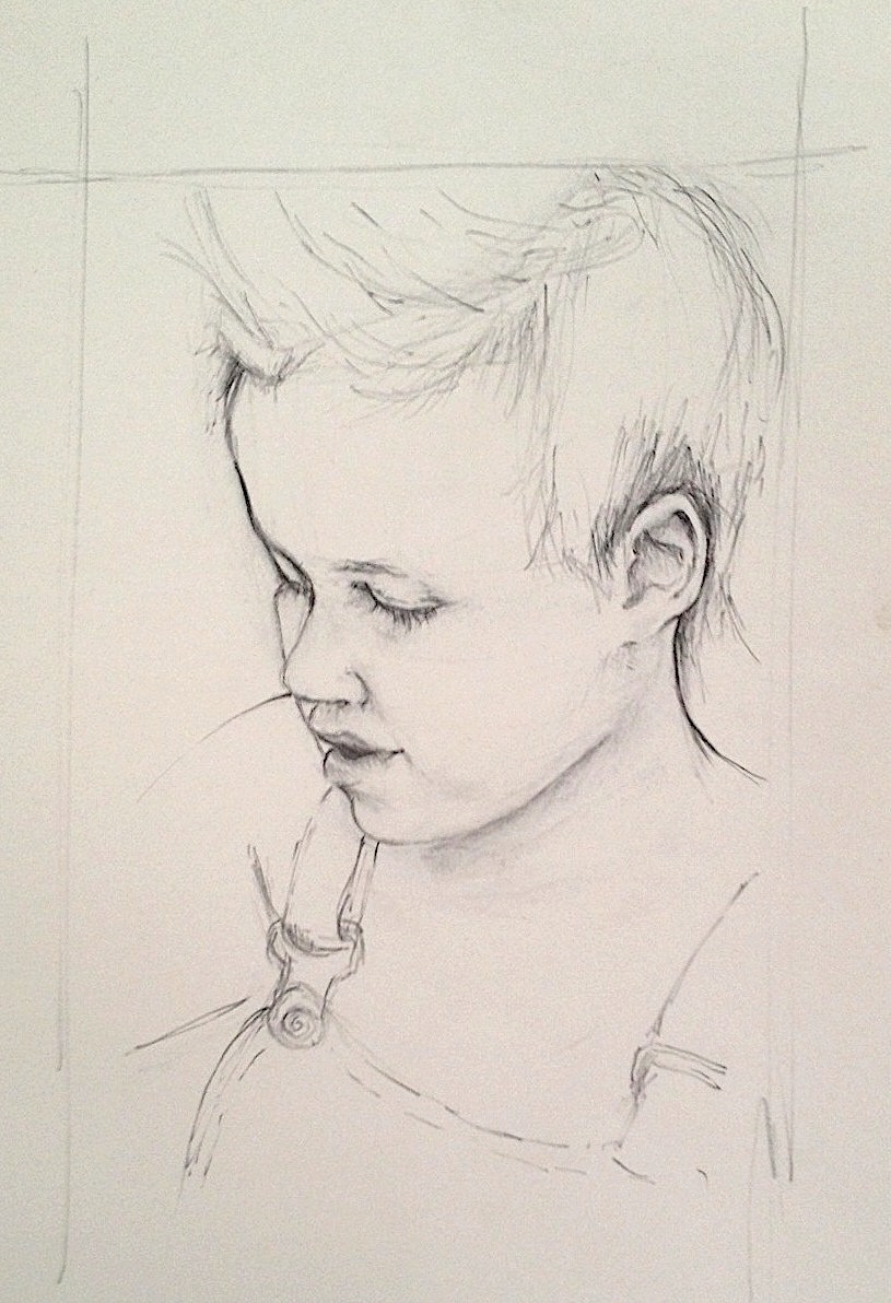 Custom portrait commission by Joan Body