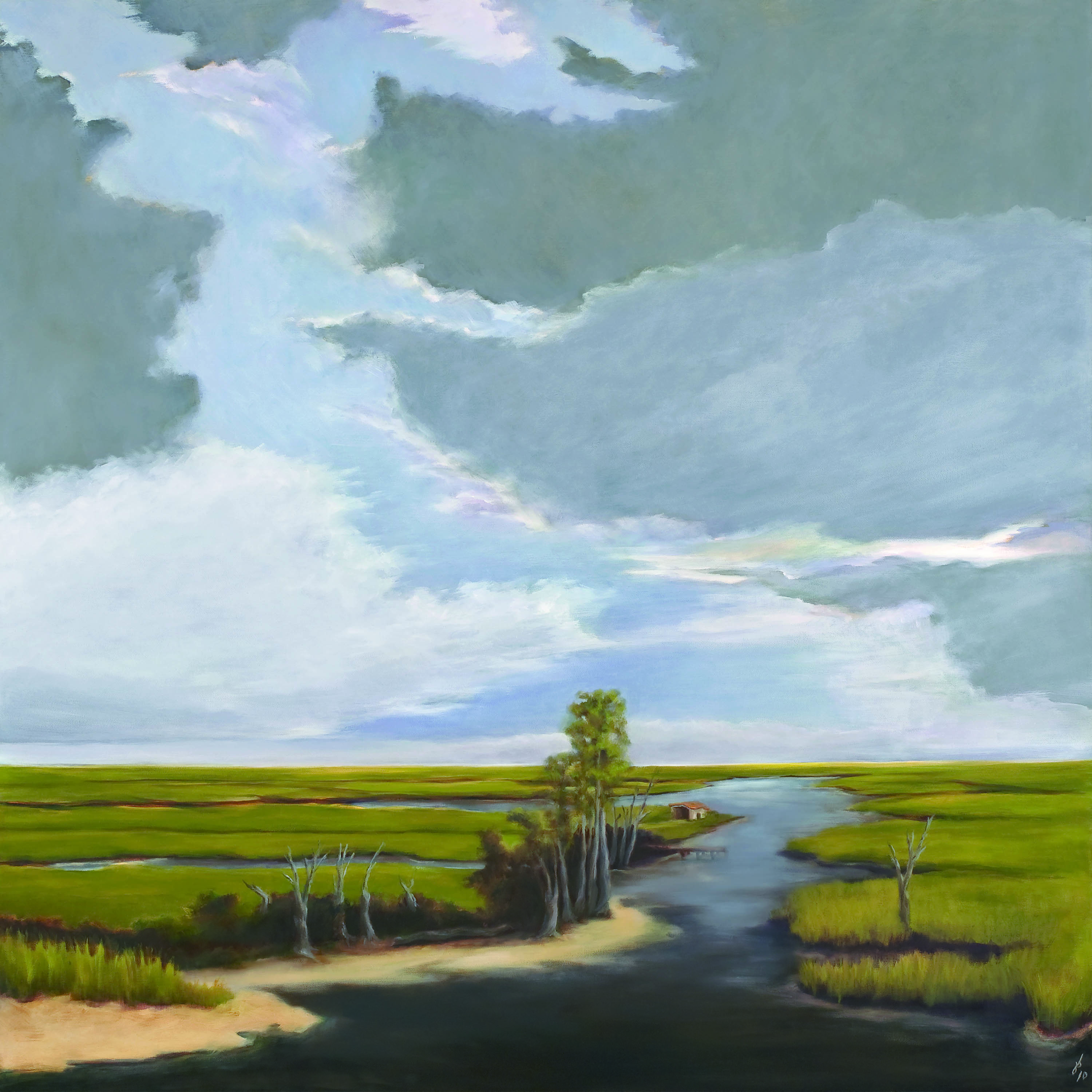 Beaufort storm oil painting commission